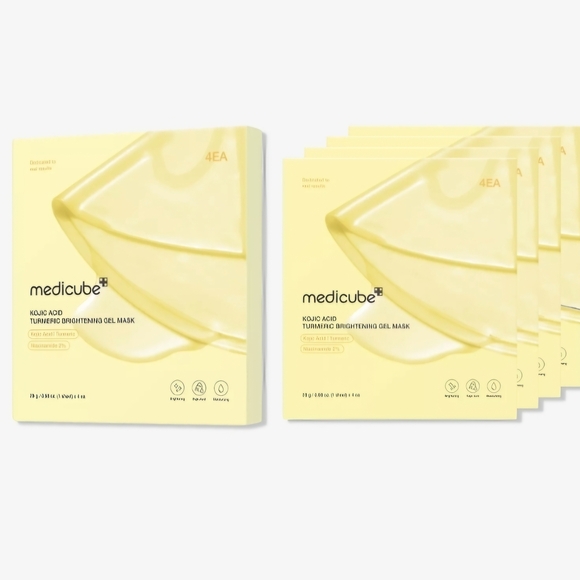 Medicube Other - NEW Medicube Kojic Acid Turmeric Brightening Gold Jelly Gel Mask Pack Of 4